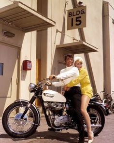 Vintage Celebrity Biking Fun